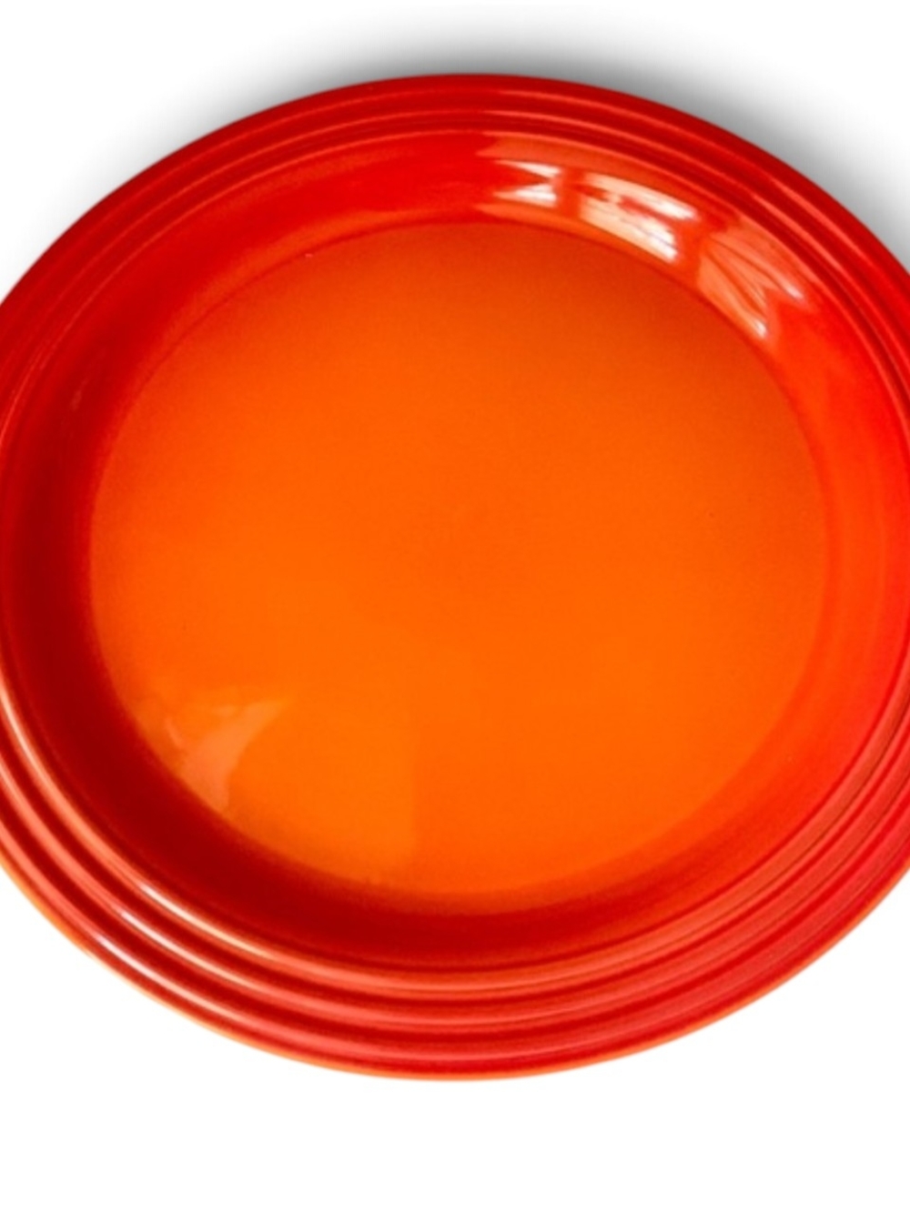 Le Creuset Bright Orange Round Serving Plate